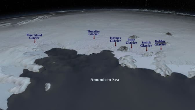 Amundsen glaciers