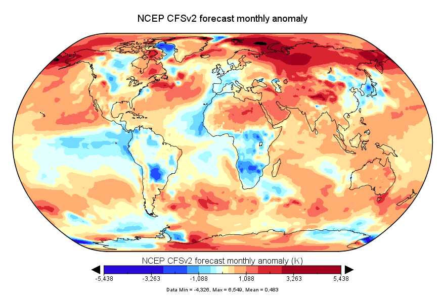 ncep forecast march 2018